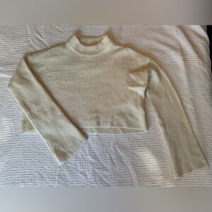 Divided Cream Cowl Neck Sweater